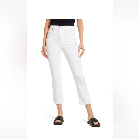 AGOLDE Riley High Rise Straight Crop Jean - Picture 1 of 1